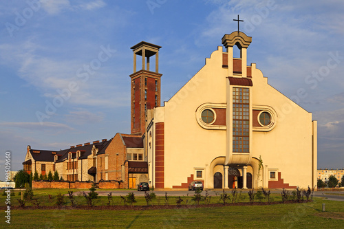 St. Jadwiga the Queen church in Inowroclaw in north-western Poland photo