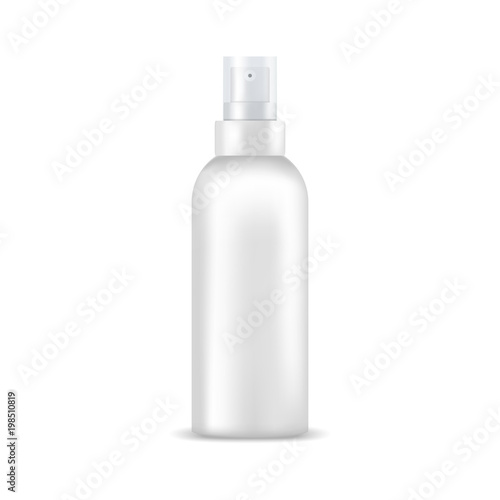 Blank spray bottle. Mock up, cosmetic package