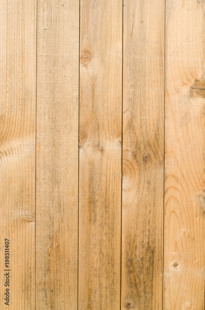 Fototapeta premium New wooden wall with wertical paneling
