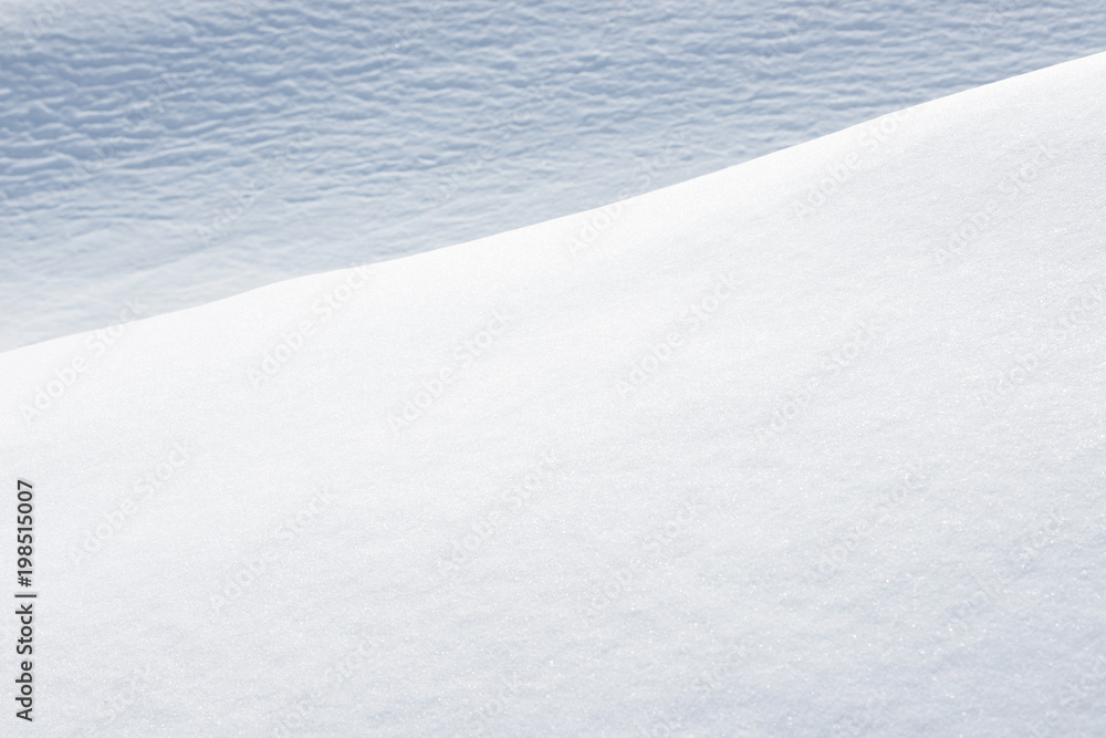 Fresh snow background texture. Winter background with snowflakes and snow mounds. Fresh snow background texture. Winter background with snowflakes and snow mounds.