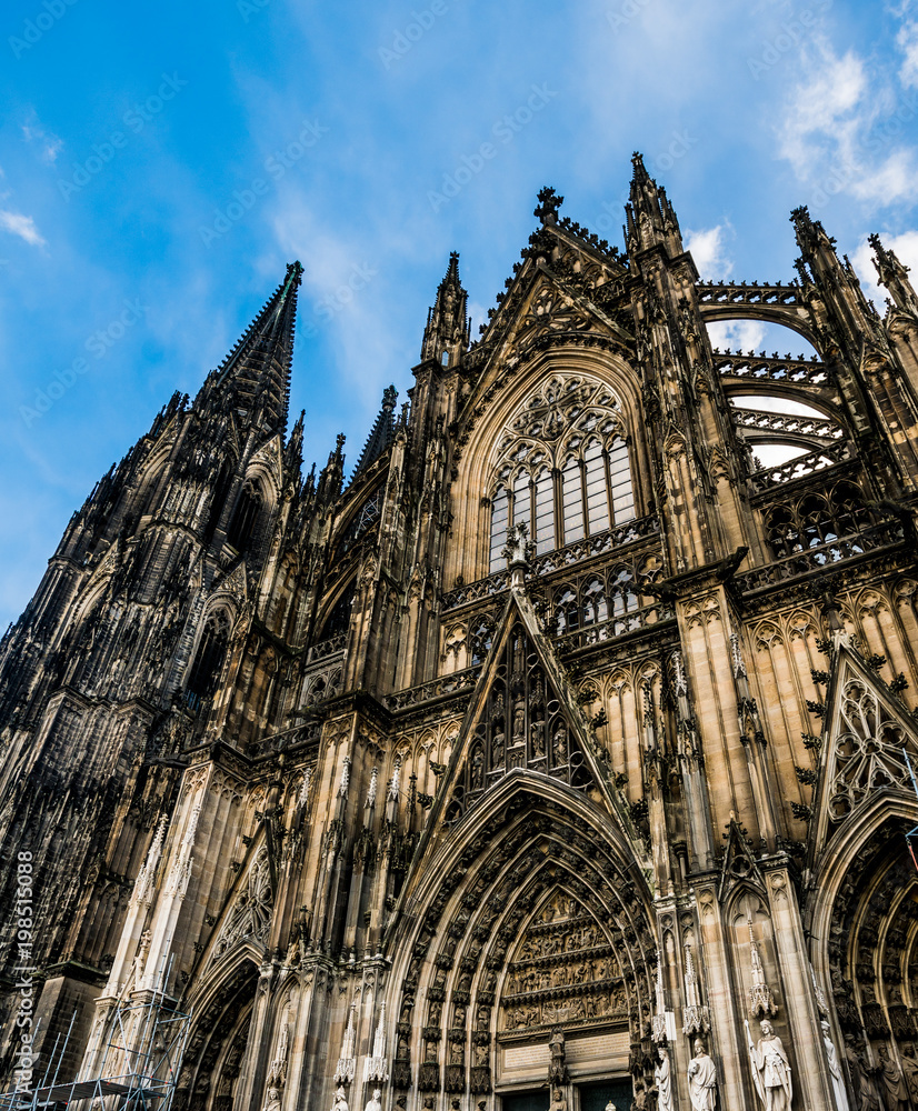 Fototapeta premium Cologne Cathedral, monument of German Catholicism and Gothic architecture in Cologne, Germany