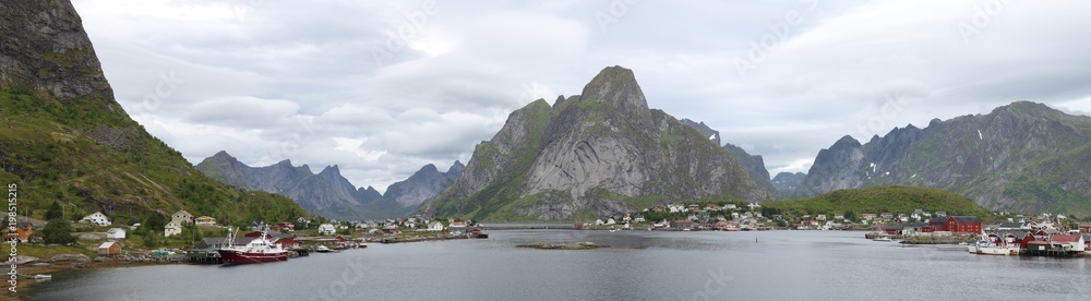 Panorama of Norway - Lofoten islands