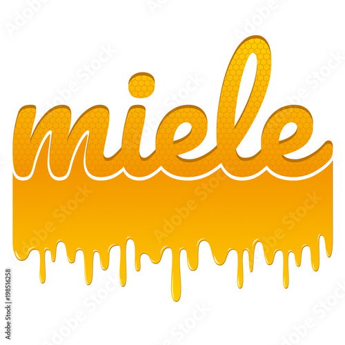 Sfondo gocce di miele