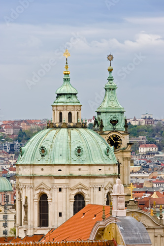 Panoramic view of Prague - Czech capital.