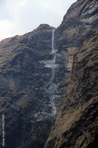 Waterfalls in Annapurna Sanctuary, Annapurna Conservation Area, Himalayas, Nepal