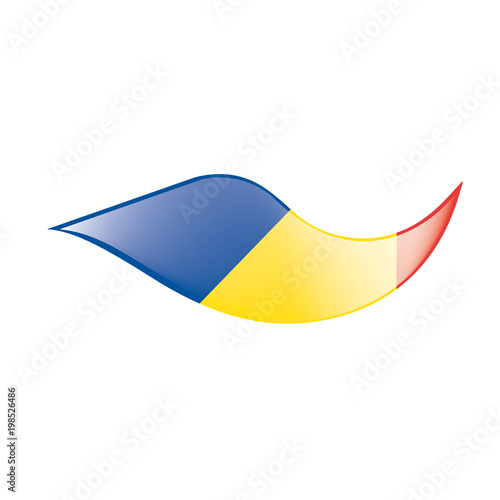 Romania flag  vector illustration