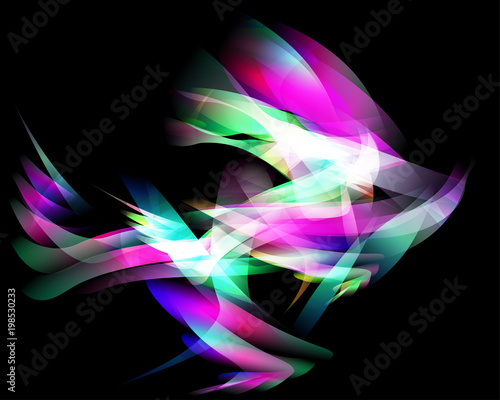 Abstract background composed of simple elements