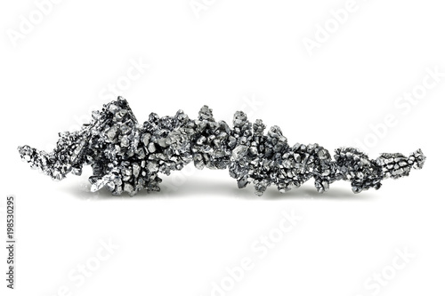 99.9% fine vanadium isolated on white background