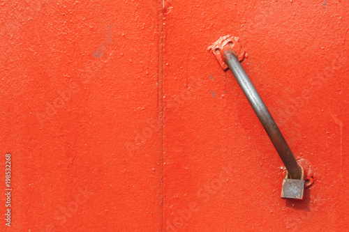 red Door Lock Knob