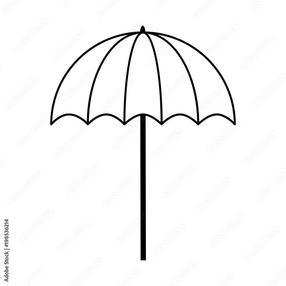 Isolated umbrella icon