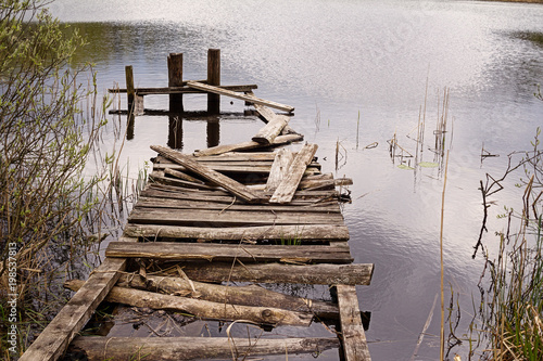 old dilapidated pier