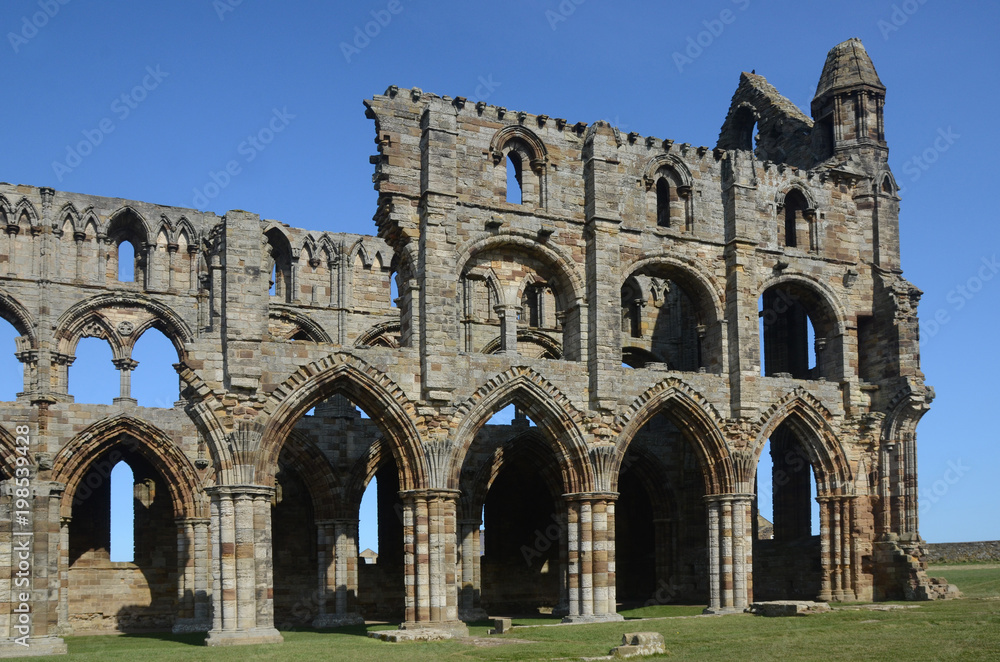 Ruins of the monastery in Whitby