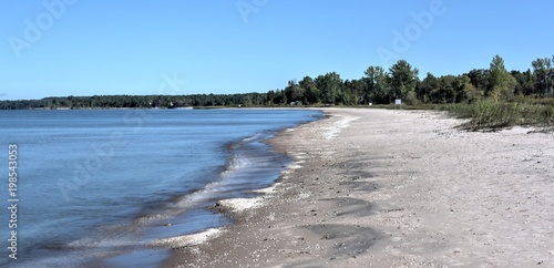 Beach  sand and water