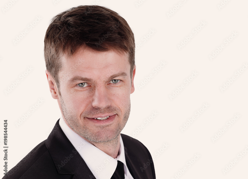 closeup .portrait of a young businessman closeup .portrait of a young businessman