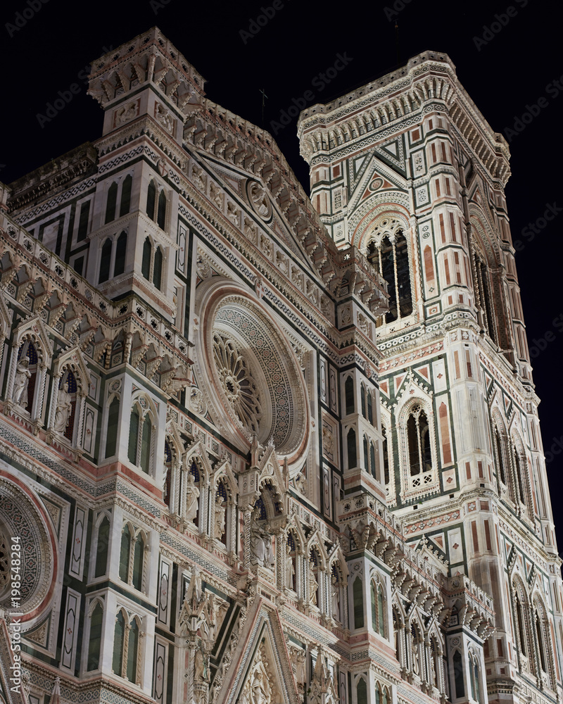 Duomo at Night (Portrait), Florence, Italy