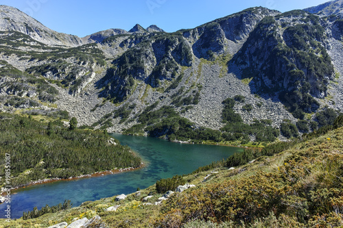 Fototapeta Naklejka Na Ścianę i Meble -  Amazing Landscape with Upper Vasilashko lake, Pirin Mountain, Bulgaria