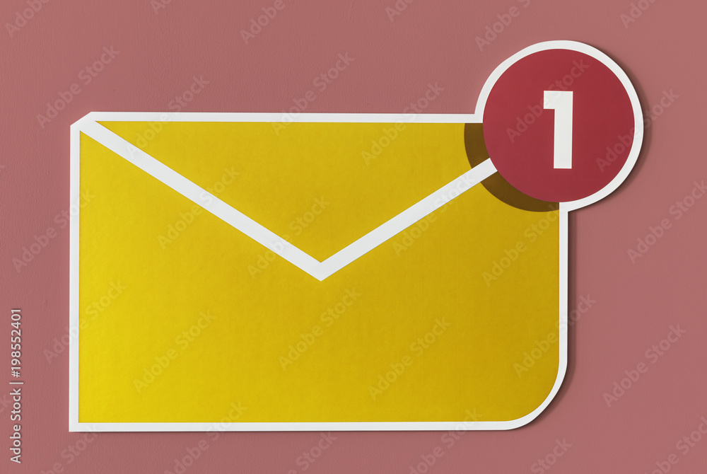 New incoming message email icon New incoming message email icon