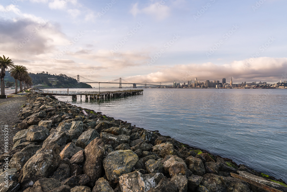 Dilapidated Pier & the San Francisco Skyline