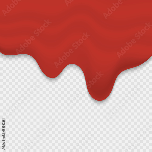 Dripping blood or ketchup