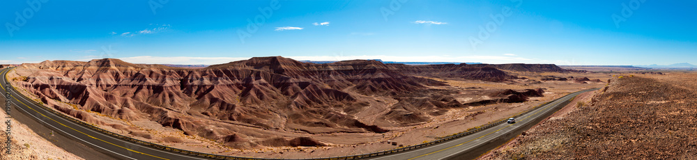Overlooking Navajo Trail Road Near Tuba City Arizona