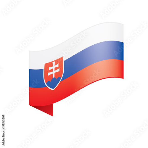 Slovakia flag, vector illustration Free Download Slovakia flag, vector illustration - GFXLoad