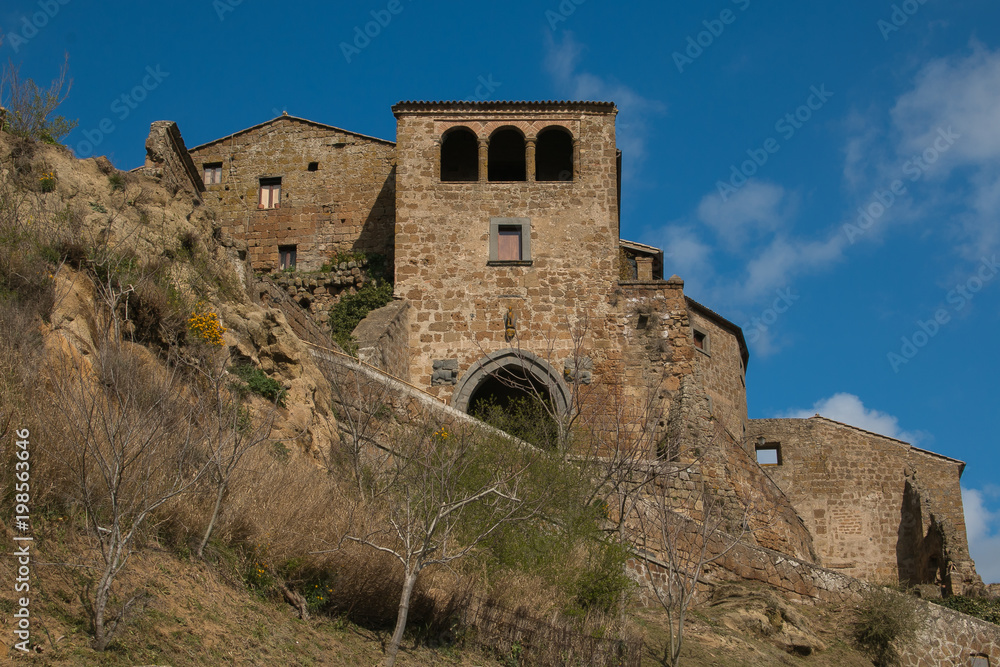 Arco all'entrata del borgo di Civita di Bagnoregio