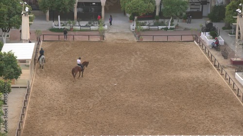 Riding horses at Alcazar photo