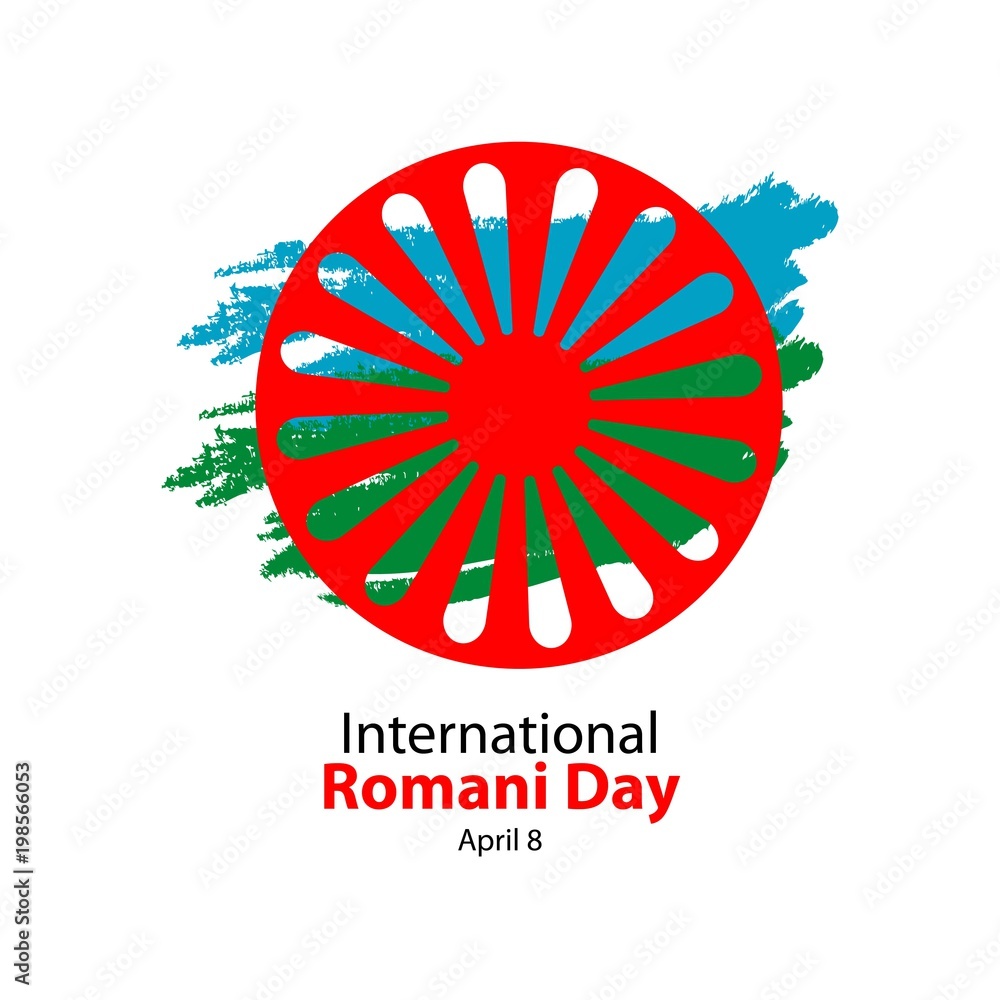 International Romani Day Vector Template Design Illustration International Romani Day Vector Template Design Illustration