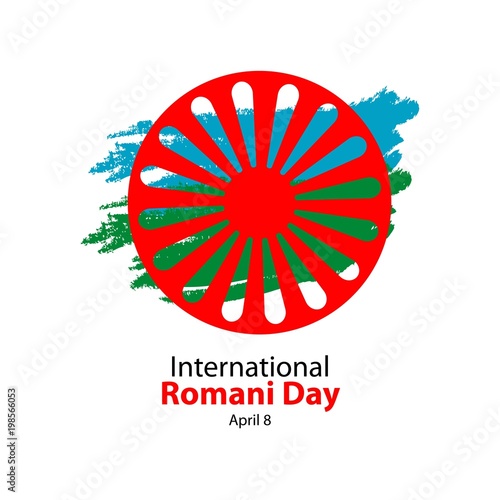 International Romani Day Vector Template Design Illustration