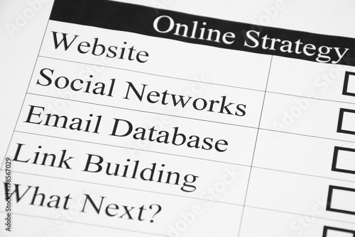 Online Strategy Checklist.