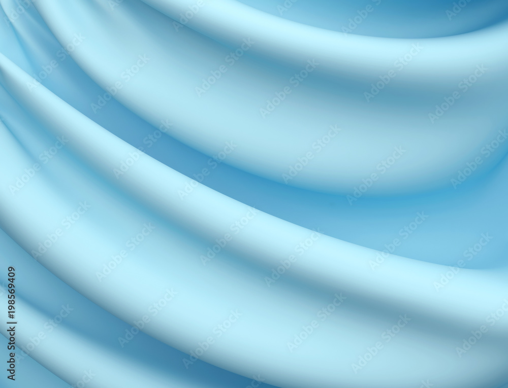 Fototapeta premium Abstract Texture. Blue Silk