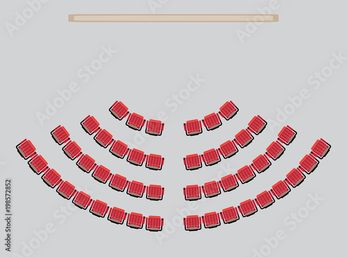 Top View show Seat in the Theater