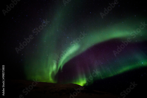 Polarlicht   ber Norwegen - Aurora borealis