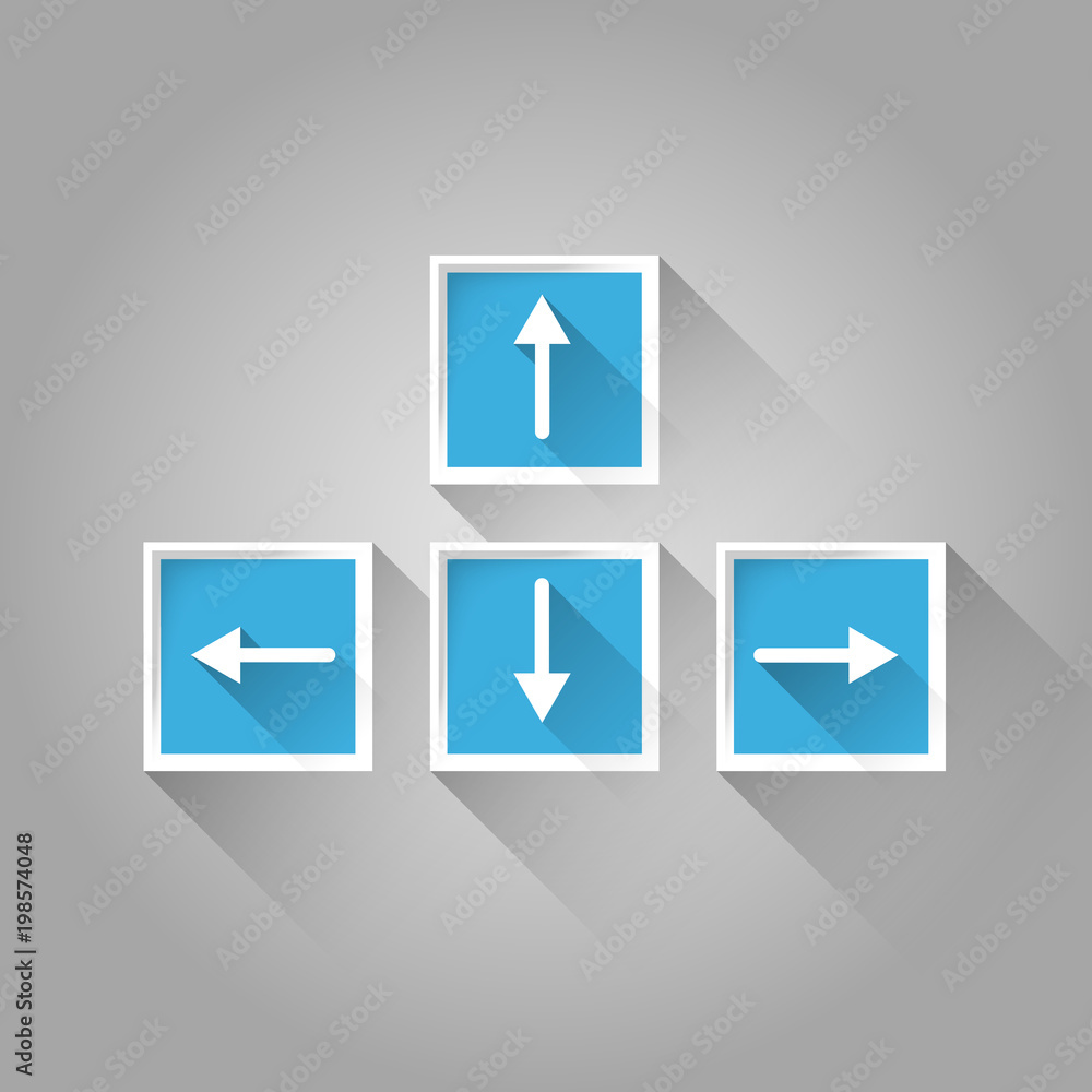 vector arrow keyboard buttons vector arrow keyboard buttons