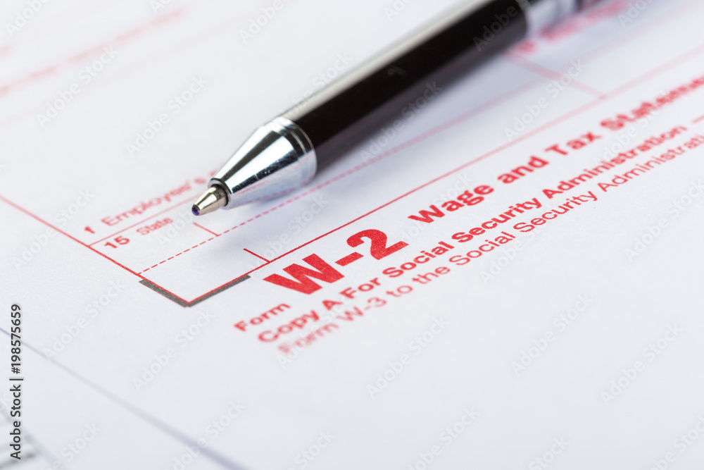 Tax forms, close up Tax forms, close up