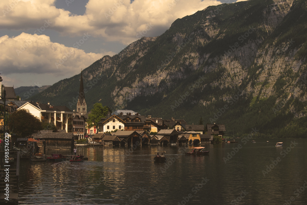 Obraz premium Halmstatt Austria