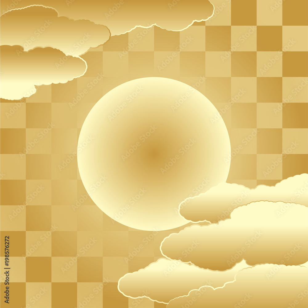 太陽と雲和風背景stock Vector Adobe Stock