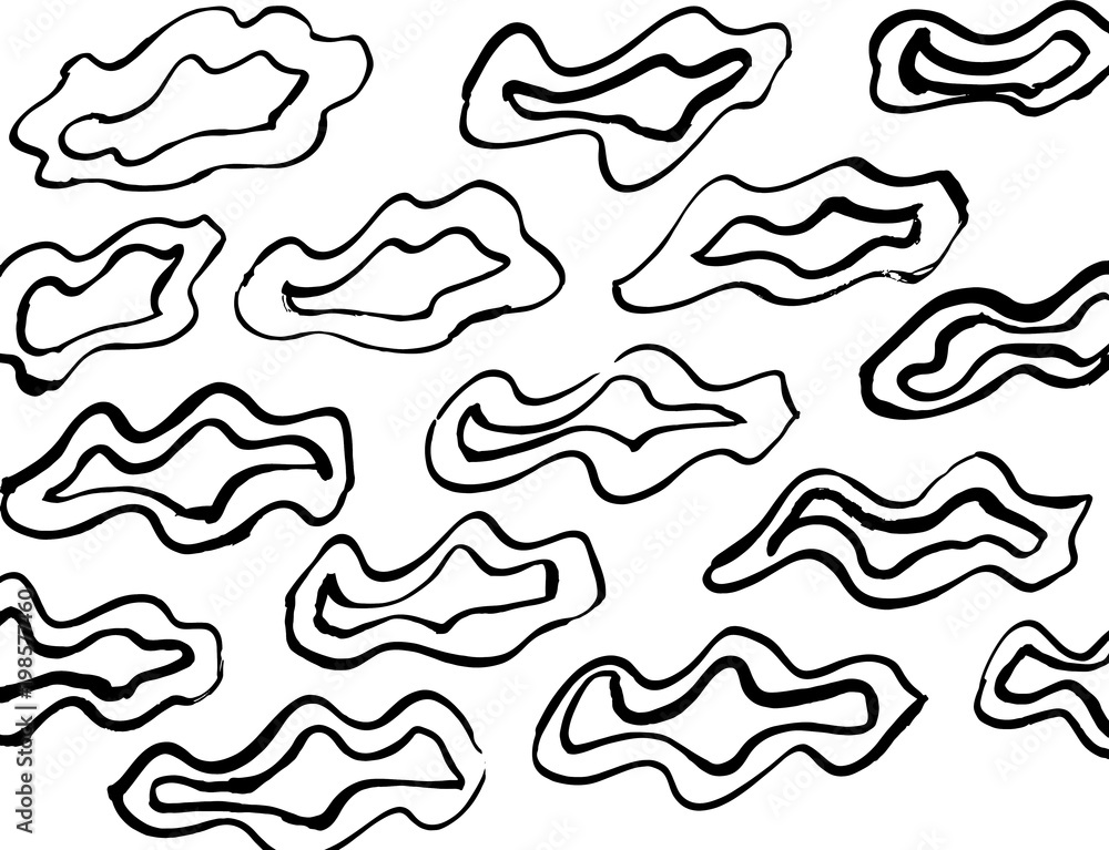 Brush stroke pattern. Watercolor. Brush stroke pattern. Watercolor.