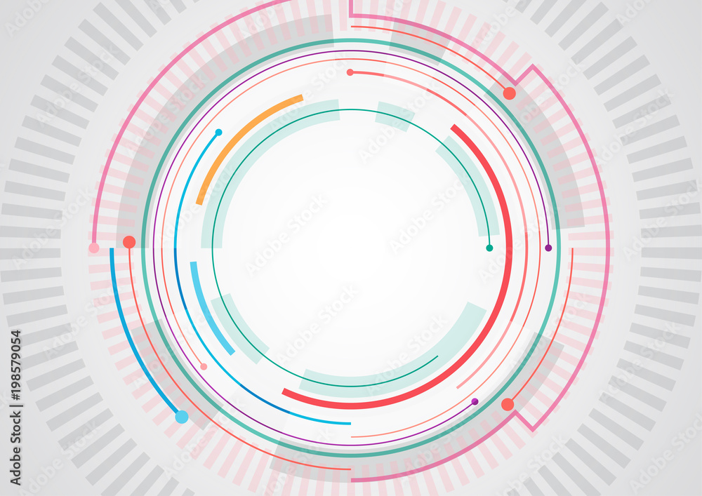 Colorful Circle Background Colorful Circle Background