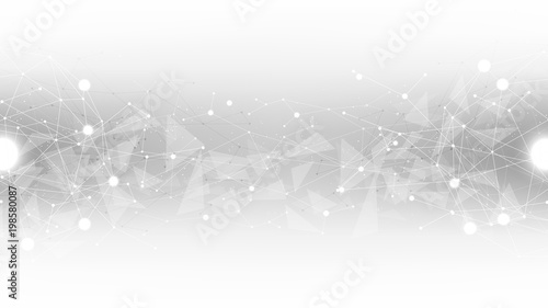 background abstract polygon data technology communication vector design illustration