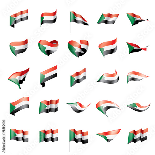 Free Download Sudan flag, vector illustration - GFXLoad