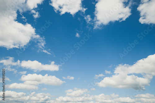blue sky with cloud closeup © Nickolay Khoroshkov