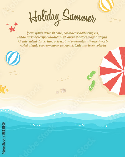 Poster of summer day collection