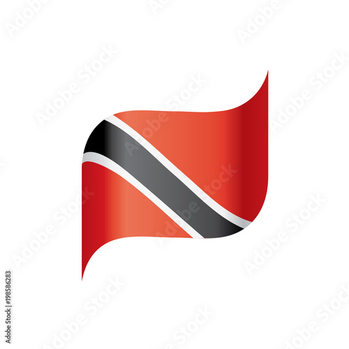 trinidad and tobago flag  vector illustration