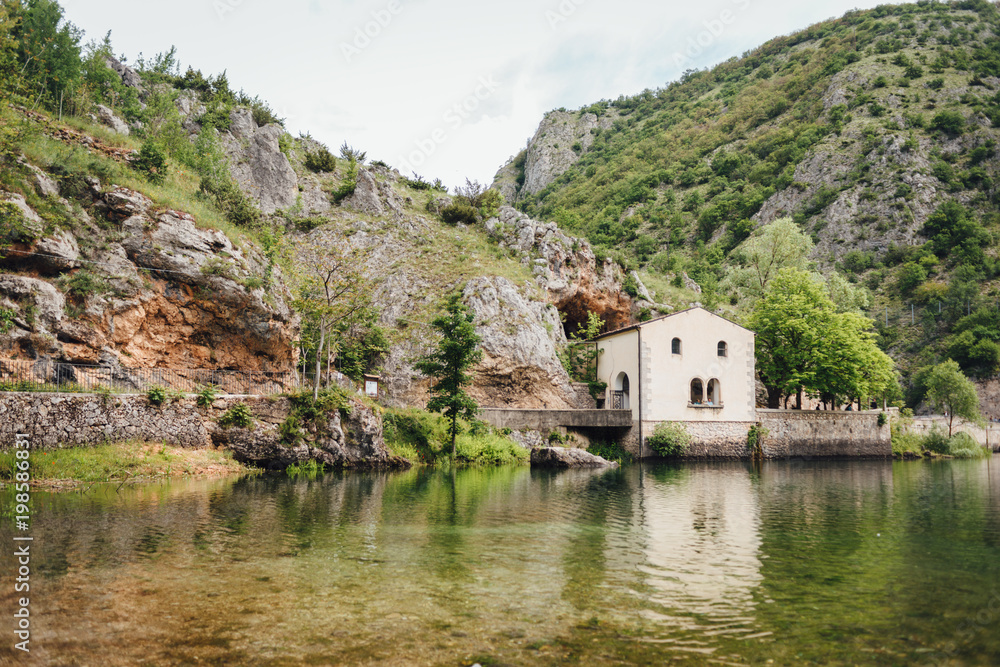 Lake San Domenico, Abruzzo, Italy Lake San Domenico, Abruzzo, Italy