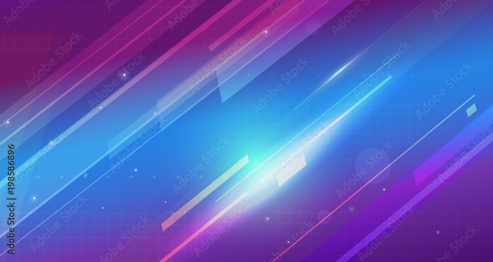 Cosmic shining abstract background