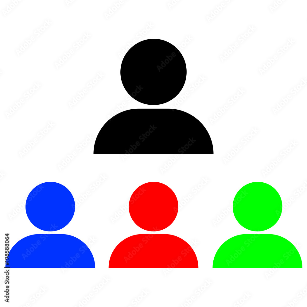 Person icon, Person icon vector, in trendy flat style isolated on white background. Person icon image, Person icon illustration Person icon, Person icon vector, in trendy flat style isolated on white background. Person icon image, Person icon illustration