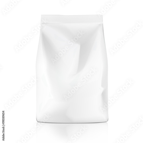 White Blank Foil Doy Pack For Food