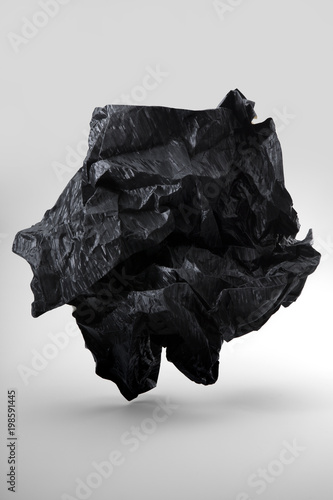 Coeur, papier noir de charbon photo