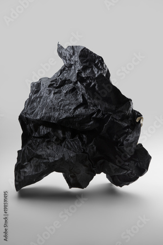Coeur, papier noir de charbon photo